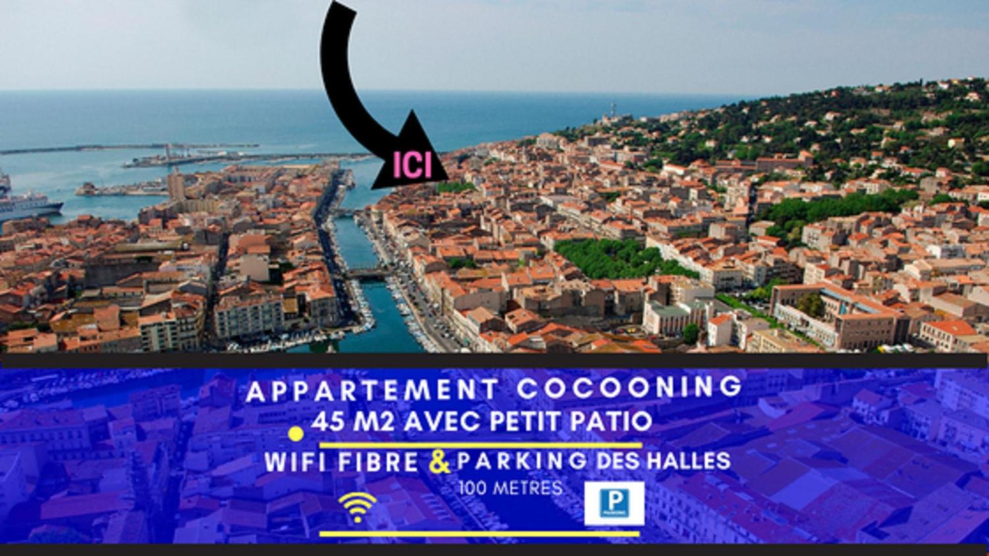 Ferienwohnung Splendide T2 Neuf Coocoonig Avec Petit Patio Sète Exterior foto